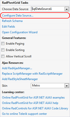 Configure Data Source