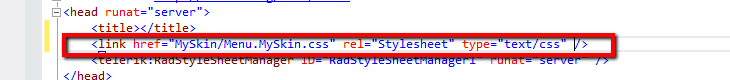 Drag and drop the css file