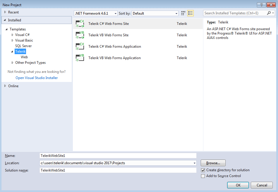 Visual Studio Project Templates