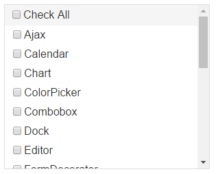 Images check boxes