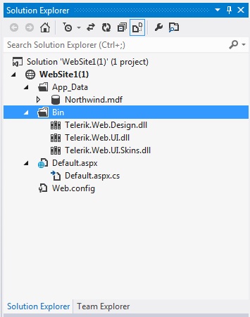 Solution Explorer