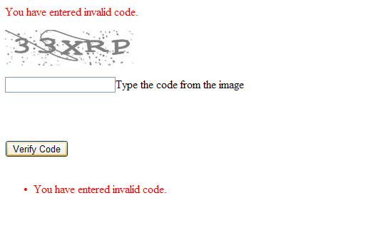 Rad Captcha In Browser