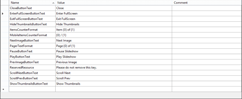 ImageGallert Resource File