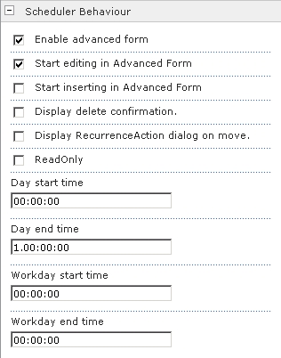 SPRad Scheduler-Sched Behaviour