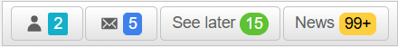 "Badge as notification"