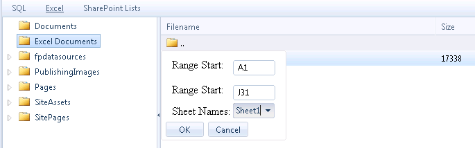 excel range