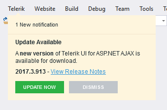 Newer Version Available Notification