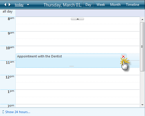 Delete Appointment