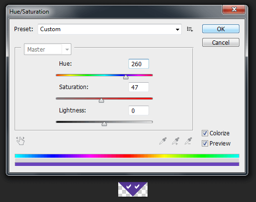 choose hue