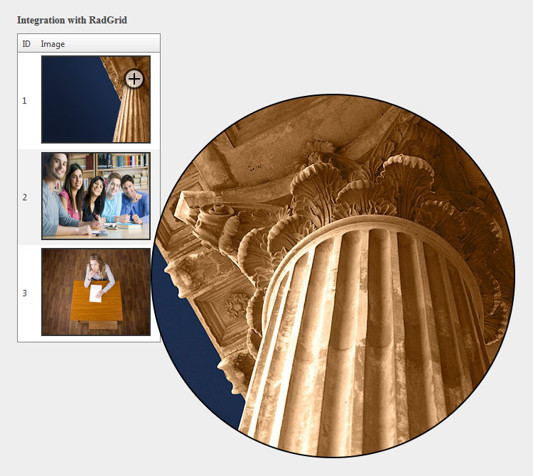 Displaying Full Sized Image on Click or Hover