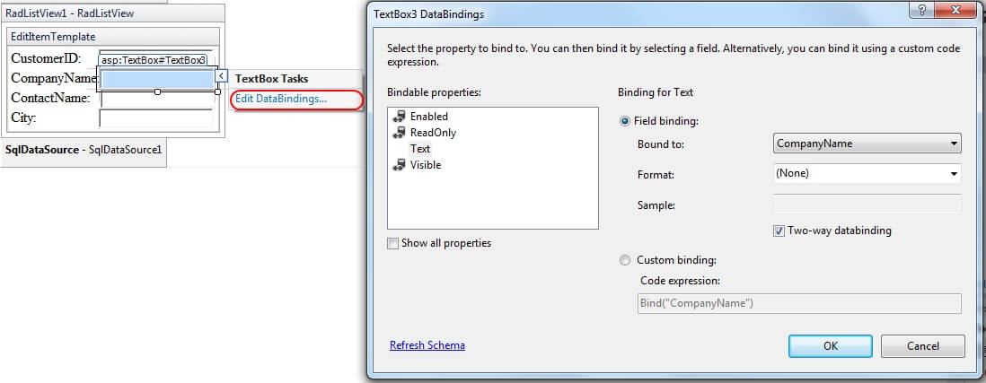 EditItem Template