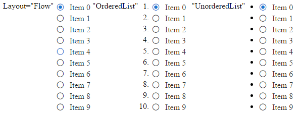 radiobuttonlist-layout