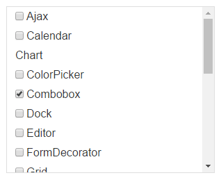 Check boxes