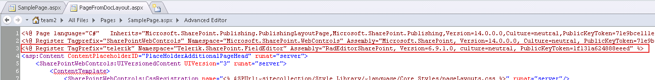 sp 2010-register-rad-editor
