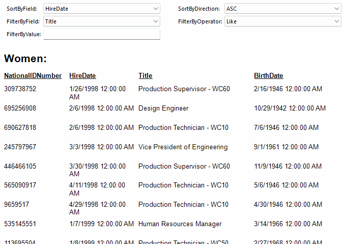 Preview Sorting Result