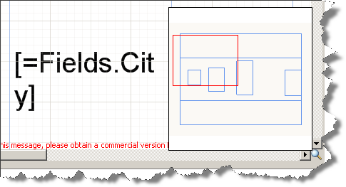 A Standalone Designer workspace showing the Report Map.