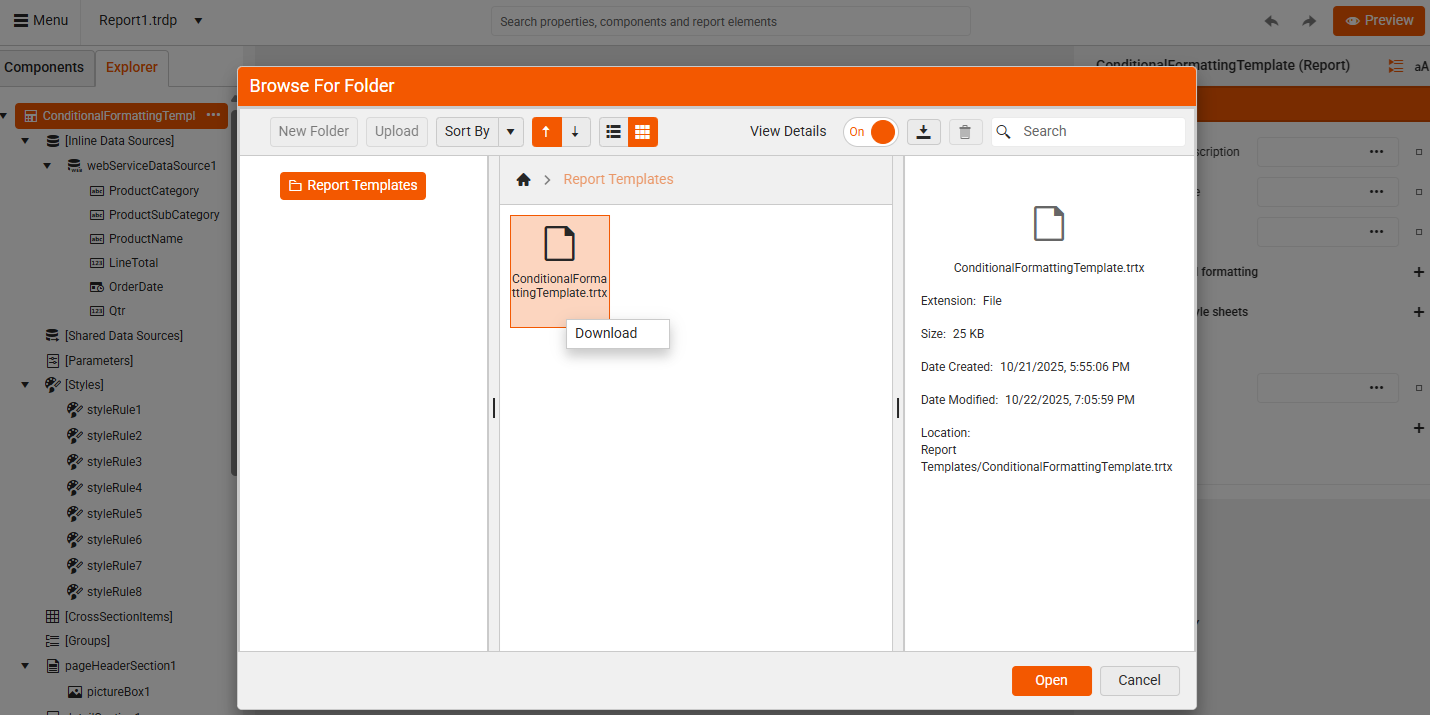 Restricted User From Template ><