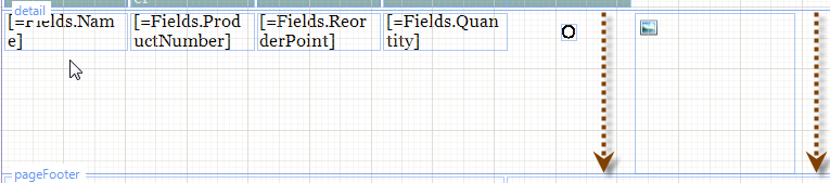 Automatic Resizing of the DetailSection of the report