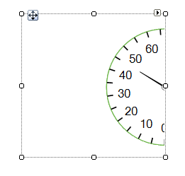 WinForms RadGauges CenterOffsetX