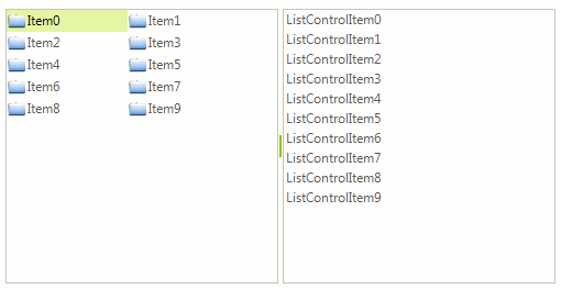 WinForms RadListView Drag and drop from RadListView to RadListControl using RadDragDropService