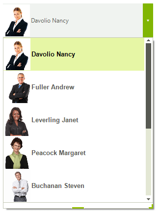 WinForms RadDropDownList SizingMode UpDownAndRightBottom