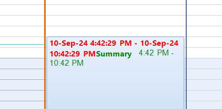 WinForms RadScheduler Appointment Element Text