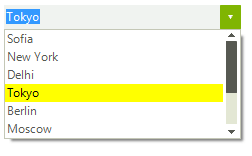 WinForms RadDropDownList Formatting Items in Drop Down