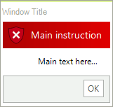 WinForms RadTaskDialog ShieldErrorRedBar