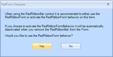 WinForms RadRibbonForm Drag-and-Drop