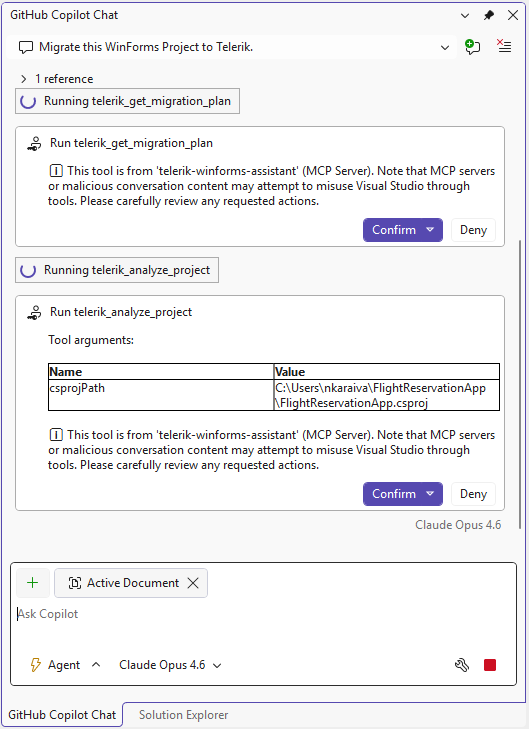 WinForms AI Assistance MCP Server
