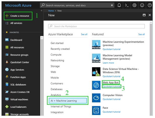 WinForms RadChat Azure Chat Bot
