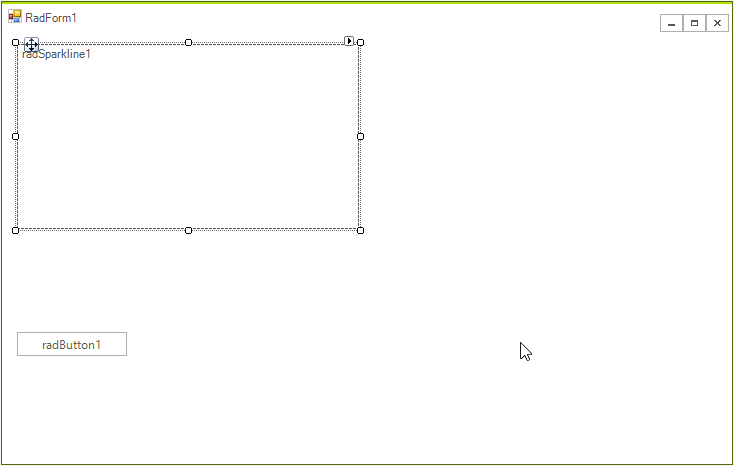 WinForms RadSparkline Sample