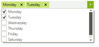 WinForms RadCheckedDropDownList Overview