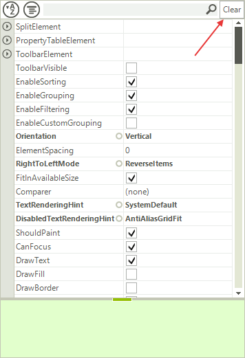 WinForms RadPropertyGrid Add Element to Toolbar