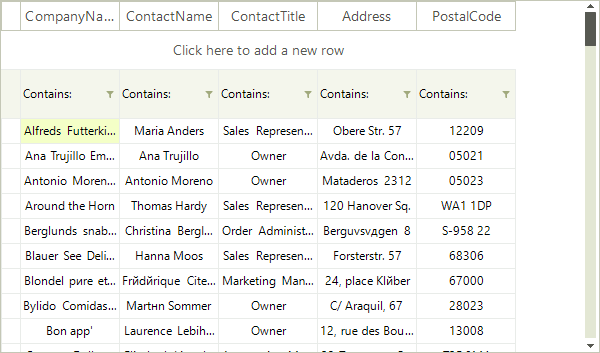 WinForms RadVirtualGrid Resizing System Rows