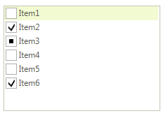 WinForms RadCheckedListBox Programmatically DataSource DisplayMember ValueMember CheckedMember