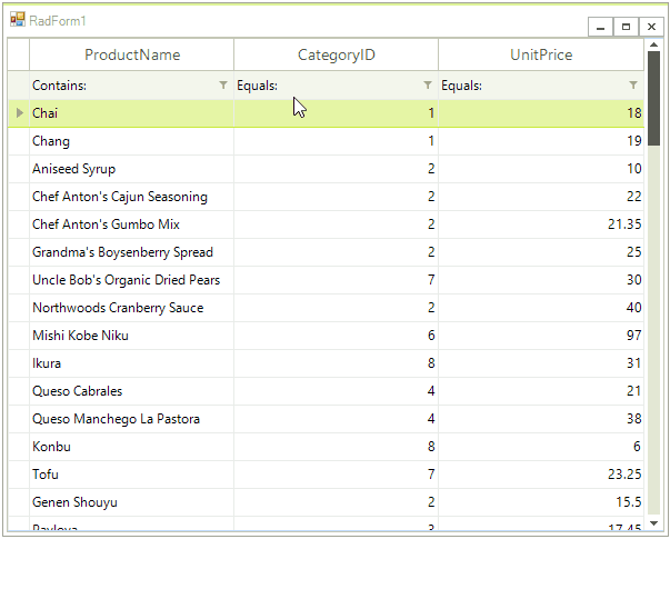 WinForms RadGridView Resizing Columns