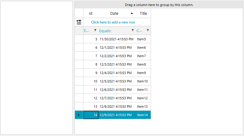 WinForms RadFilterView Unbound Mode