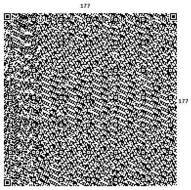 WinForms RadBarcodeView QR Code 177 to 177