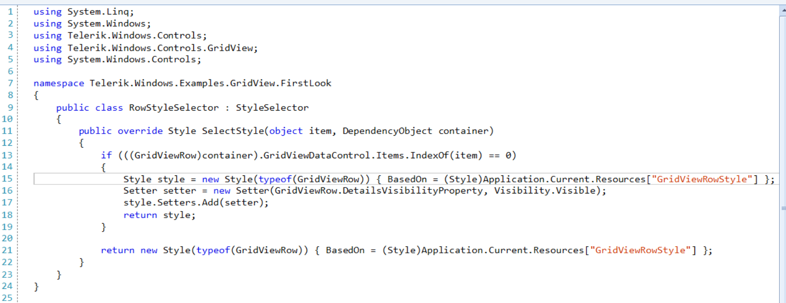 WinForms RadSyntaxEditor Selected Line Border