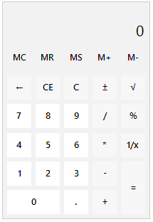 WinForms RadCalculator Custom Function