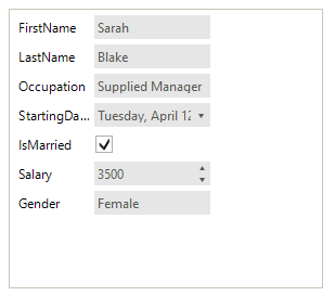 WinForms RadDataEntry Getting Started