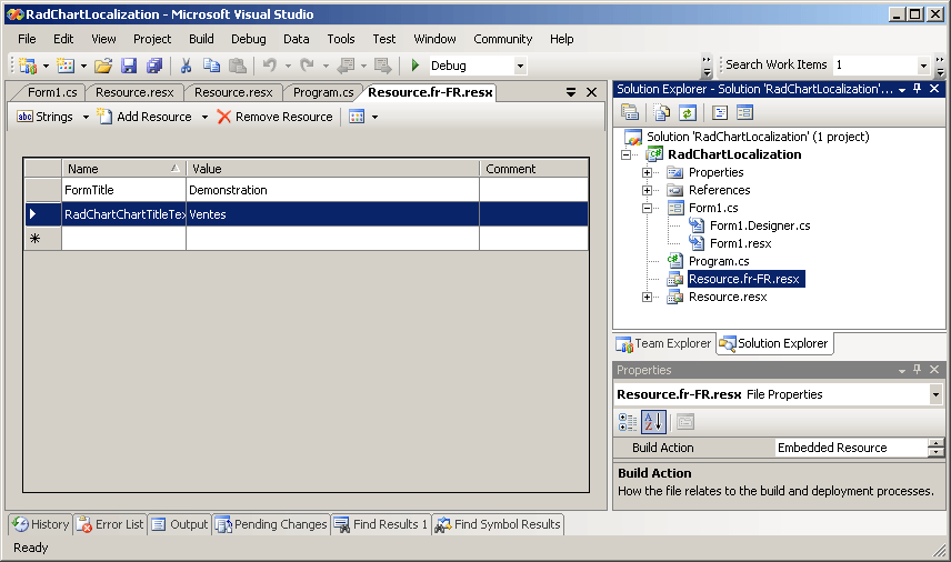 WinForms RadChart New Resource Value