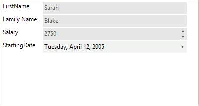 WinForms RadDataLayout Initialized