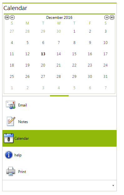 WinForms RadPageView RadPageView in OutlookView mode with RightToLeft = No