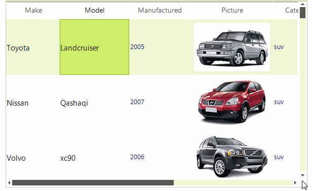 WinForms RadListView Reorder columns