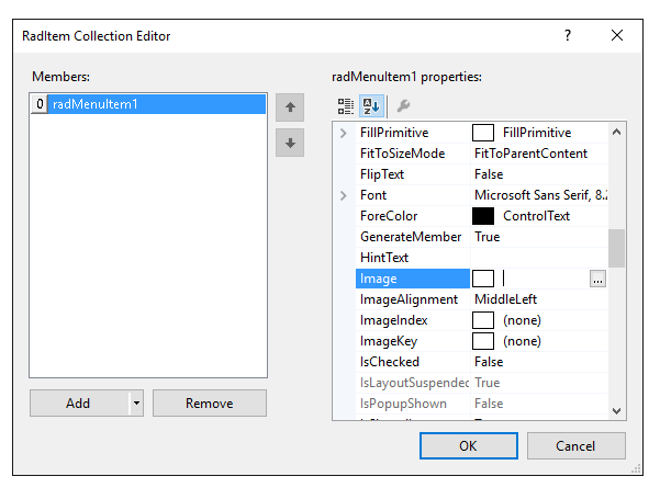 WinForms RadButtons buttons-dropdownbutton-working-with-raddropdownbutton-items 003