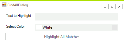 WinForms RadRichTextEditor Custom Dialog