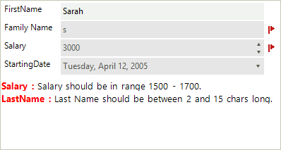 WinForms RadDataLayout Validaton Errors