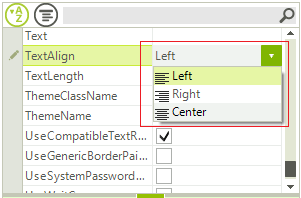 WinForms RadPropertyGrid PropertyGridDropDownListEditor with Icons